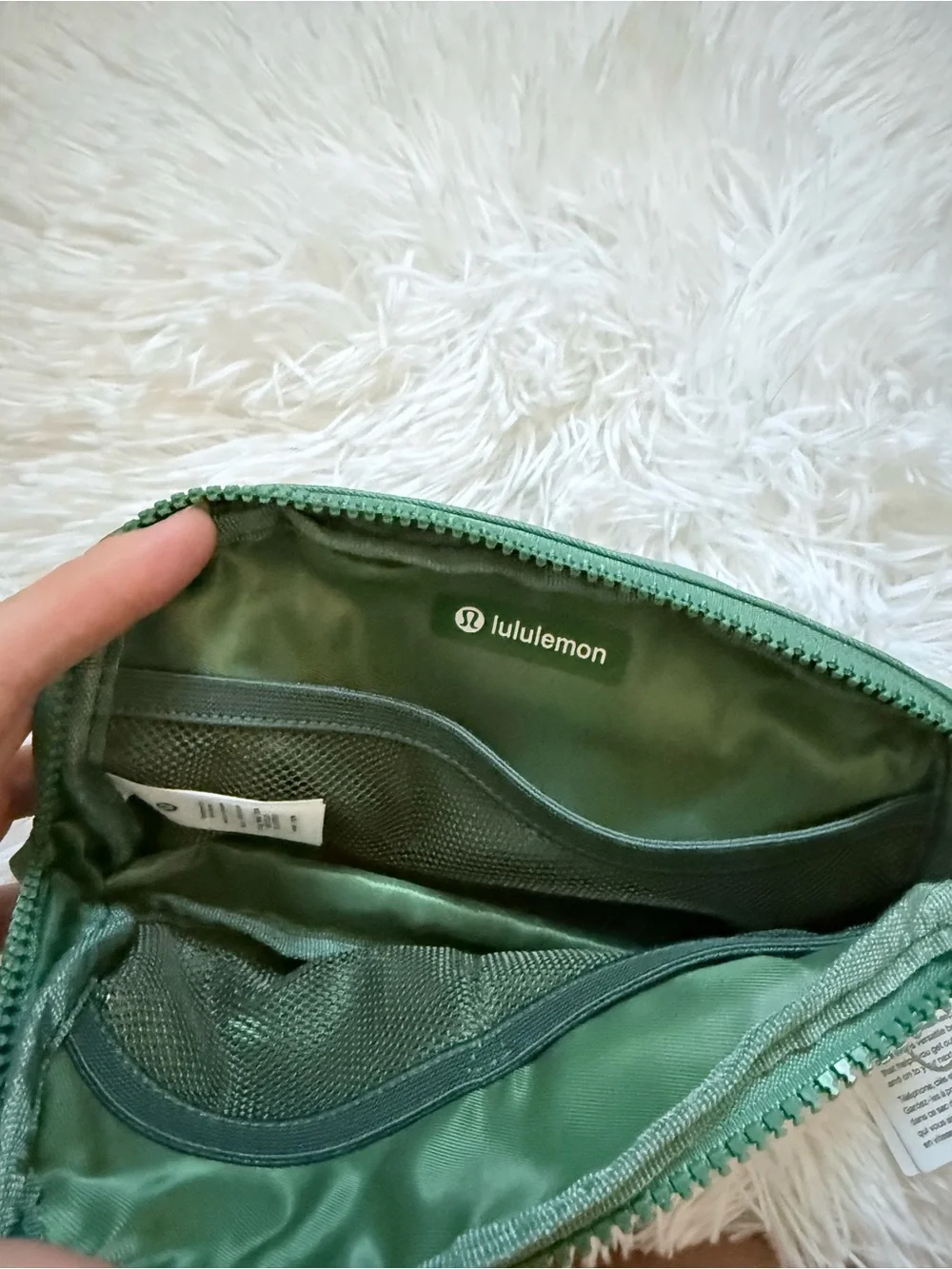 Lululemon everywhere, belt bag, blackish green, brand new with tags